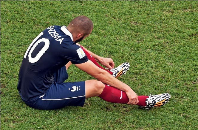 Karim Benzema, baja por lesión para el Mundial