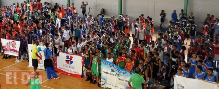 Abadina inaugura torneo baloncesto con 54 equipos