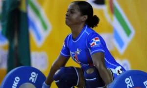 En su época de atleta, la petromacorisana Guillermina Candelario fue una de las mejores del país.