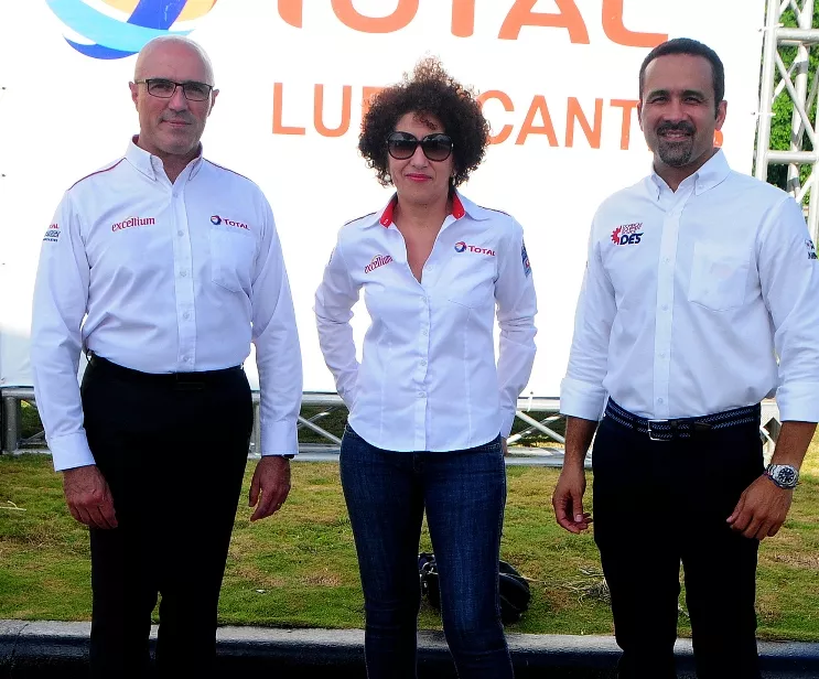 Philippe Jaurrey, Samia Lamrani-Kern y Jean Robert Viau.