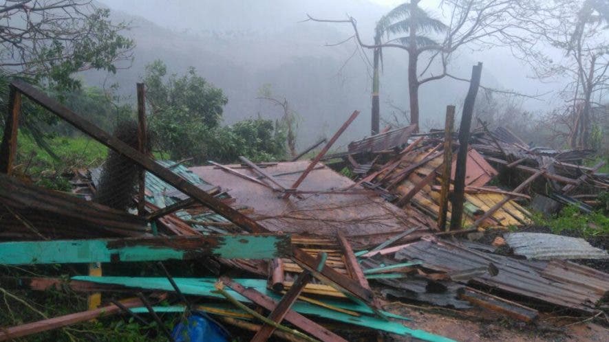 varias viviendas fueron afectadas por los efectos del huracán María en distintos lugares del país. Foto: Elieser Tapia