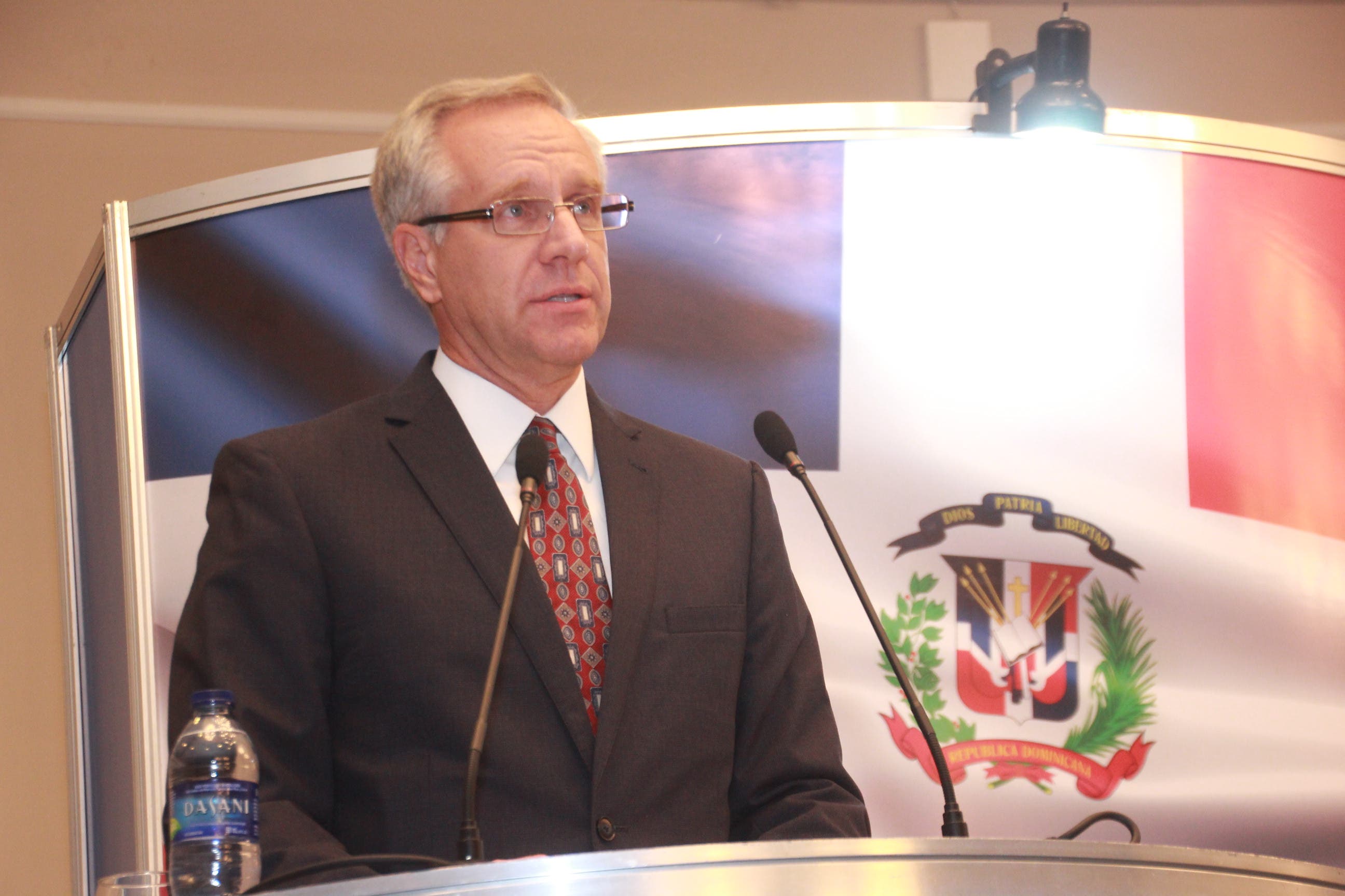 Robert Copley, encargado de negocios de la embajada de Estados Unidos en Santo Domingo.