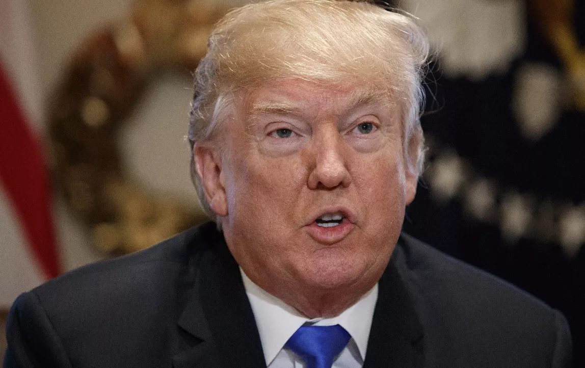 El presidente Donald Trump. AP