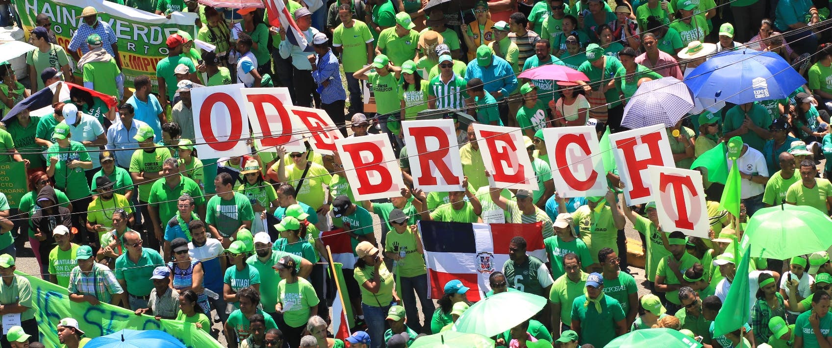 La revelación de los sobornos de Odebrecht fue lo que impulsó las protestas canalizadas en la Marcha Verde.  Archivo