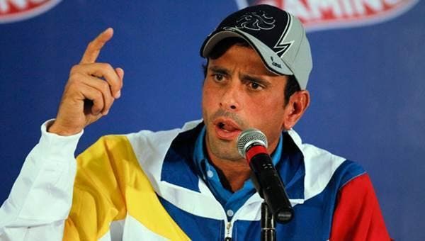 Henrique Capriles, pidiÃ³ a los partidos opositores un â€œdebate urgenteâ€. Archivo.