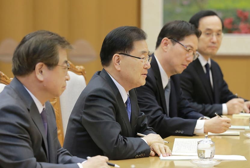 Una comisión mixta se reunió en Corea del Norte. AP