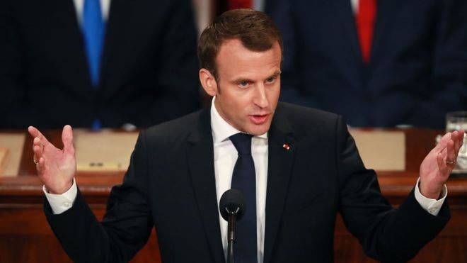 El presidente de Francia hablÃ³ ante el Congreso de Estados Unidos.