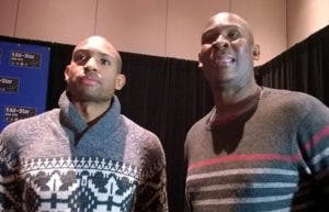 Al Horford junto a su padre, el ex jugador NBA Tito Horford. AP