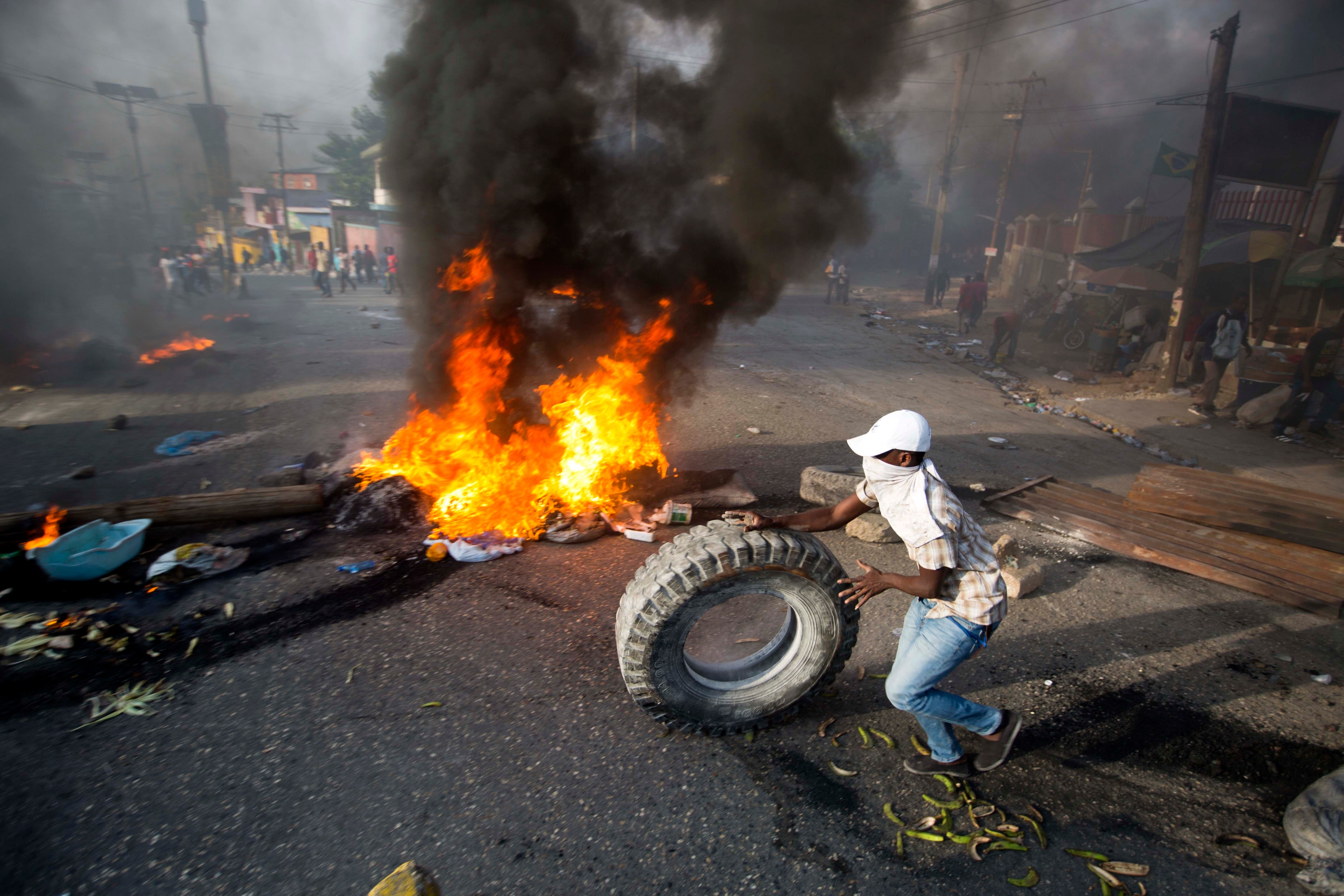 Haiti Fuel Protest