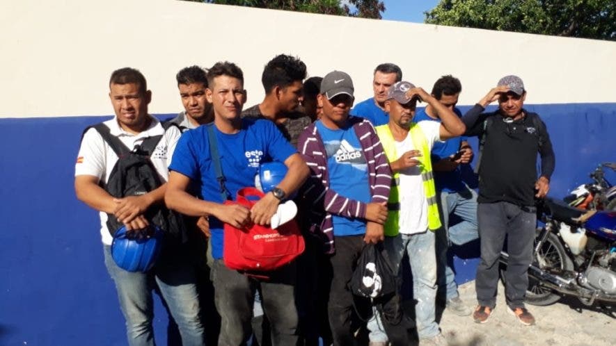 Venezolanos detenidos por MigraciÃ³n.