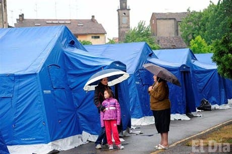 Nuevos temblores al noreste de Italia, aumentan campamentos improvisados