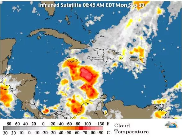 Vaguada y onda tropical seguirán provocando lluvias dispersas