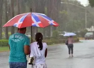 Pronostican lluvias débiles y temperaturas agradables sobre el país