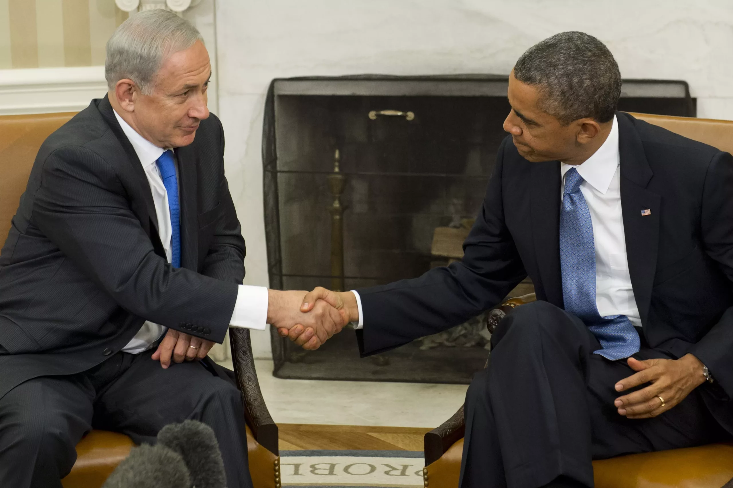 TOPSHOTS-US-ISRAEL-POLITICS-OBAMA-NETANYAHU