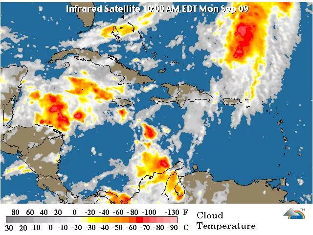 ONAMET pronostica disminución de las lluvias en todo el país