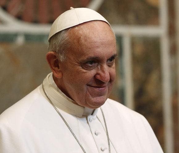 El papa Francisco recibe al presidente de Bolivia
