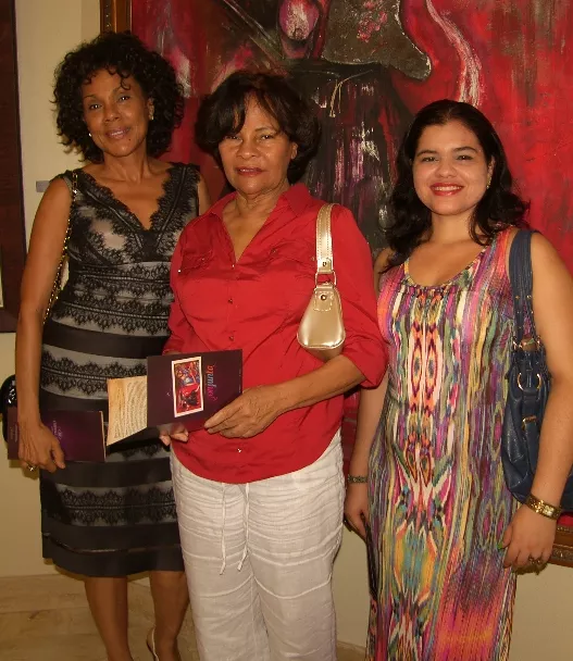 Eulogia Suero, Marina González y  Bárbara Pujols.