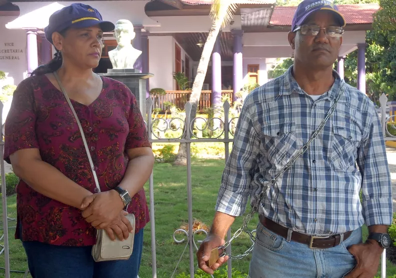 Berta Lantigua y Alejandro Mirabal