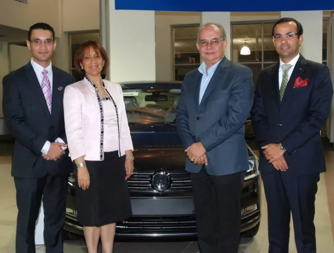 Juan Andrés Frías, Milagros Abreu, Jorge González y Julio Hernando.