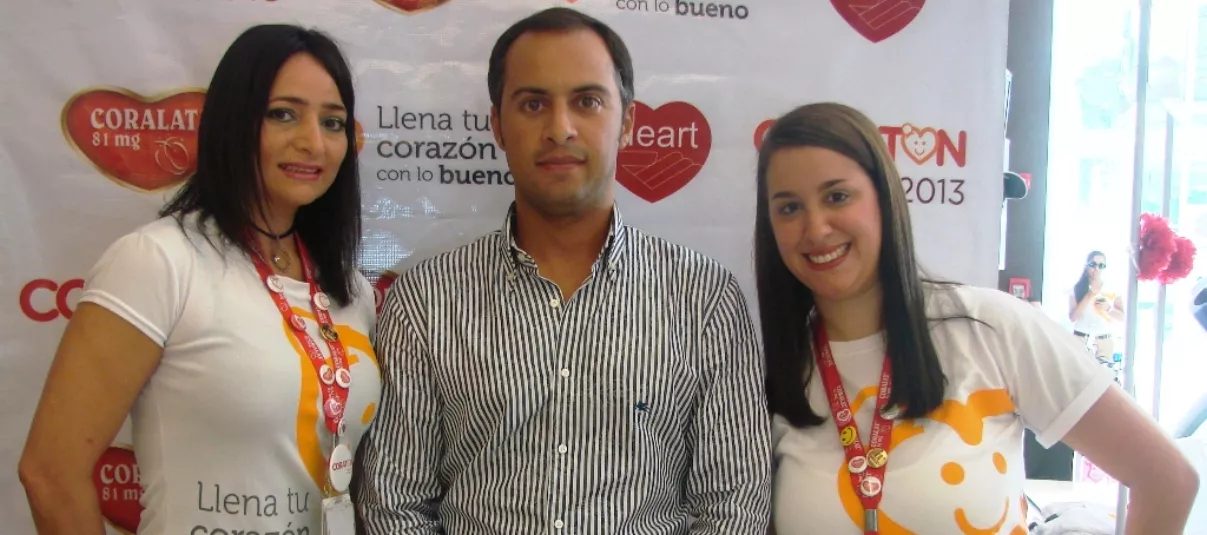 Larissa Caminero, Ludwig Garcia y Deirdre Cocco.