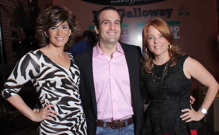 Karla Lama, Alex Acra y Marjorie Ariza.