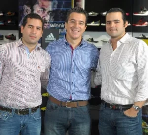  Javier Peña, Sergio Estévez y Felipe Benito. 