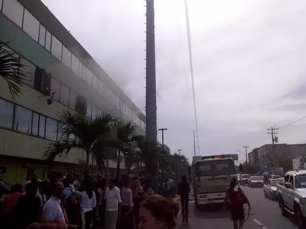 incendio  en la loteria