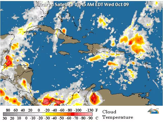 Vaguada sobre el país y onda tropical provocarán lluvias 