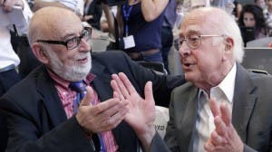 Higgs y Englert, padres de la llamada “partícula de Dios», ganan Nobel de física