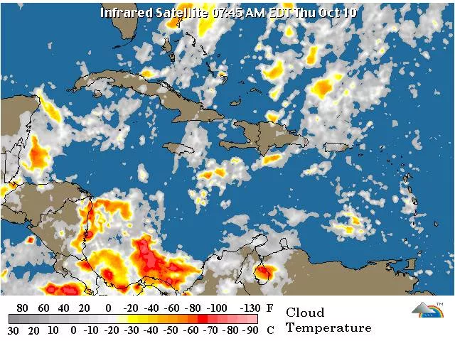 Vaguada sobre el país y onda tropical provocarán lluvias dispersas 