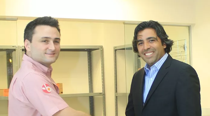 Rafa Monestina y Carlos Mejía.