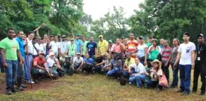 Helados Bon reforesta Parque Mirador Sur