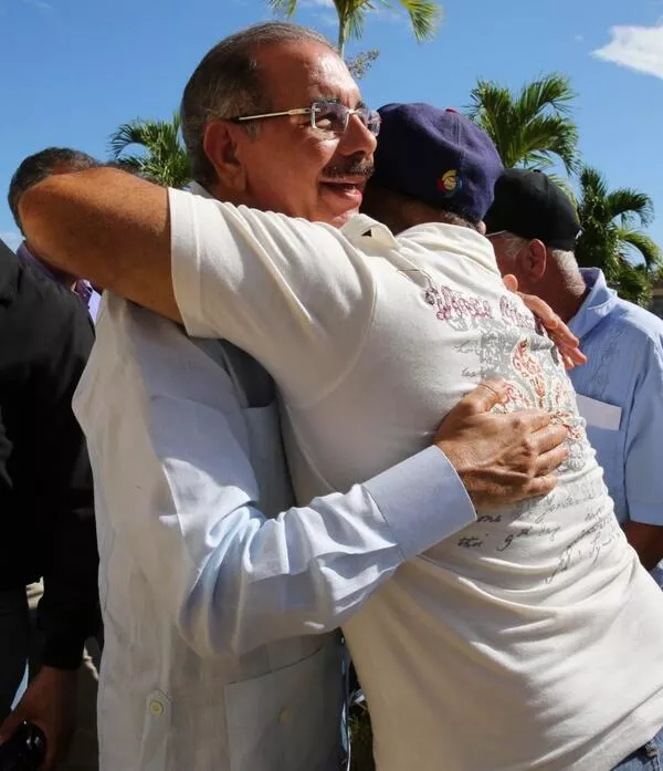 Presidente Medina se encuentra de visita en Barranquito, Villa Riva