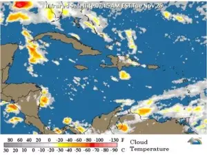 Onamet pronostica lluvias dispersas y temperaturas agradables