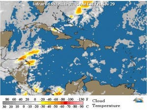 Onamet pronostica lluvias débiles y temperaturas agradables