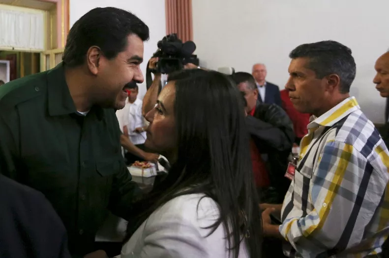 Nicolas Maduro, Eveling Trejo