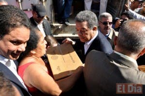 Leonel Fernández encabezará entrega de cajas navideñas este miércoles