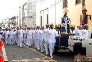 Armada Dominicana inicia festividades virgen del Amparo