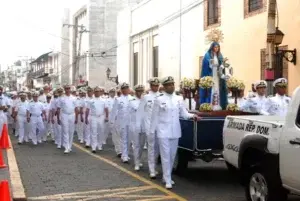 Armada Dominicana inicia festividades virgen del Amparo