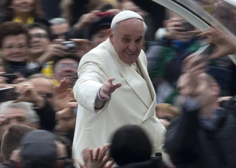 El papa Francisco sorprende en el Domingo de Ramos