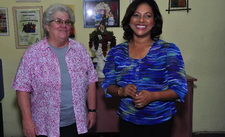 Lidia Ariza y Germana Quintana.