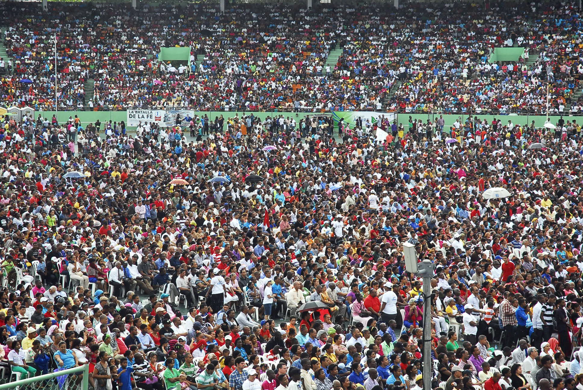 52 aniversario de la batalla de la Fe,centro olimpico/foto Jose de Leon