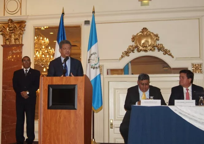 Leonel exhorta empresarios de RD y Guatemala a elaborar plan de acción conjunta