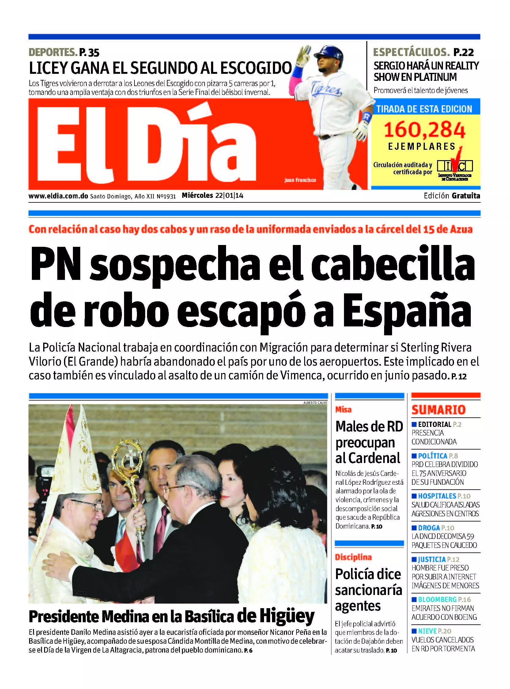 Portada impresa