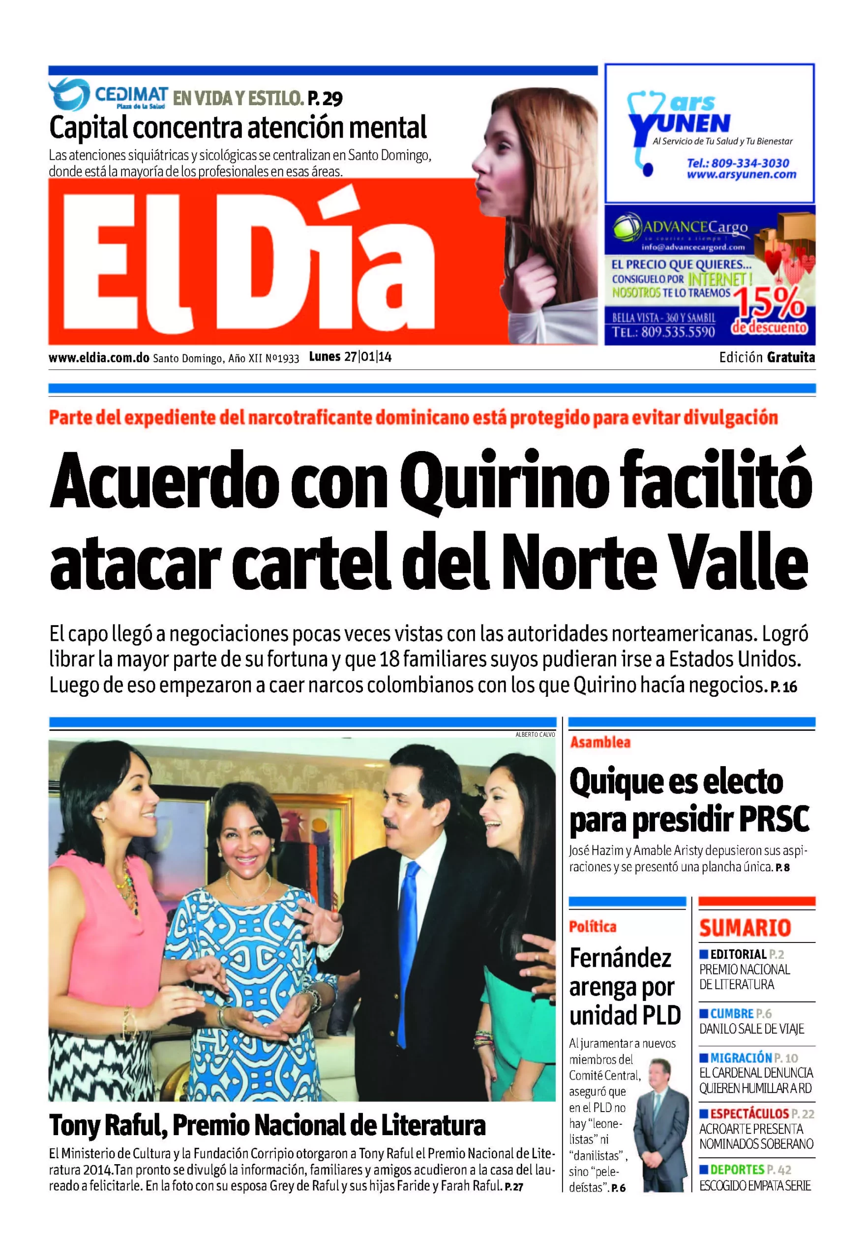 Portada impresa