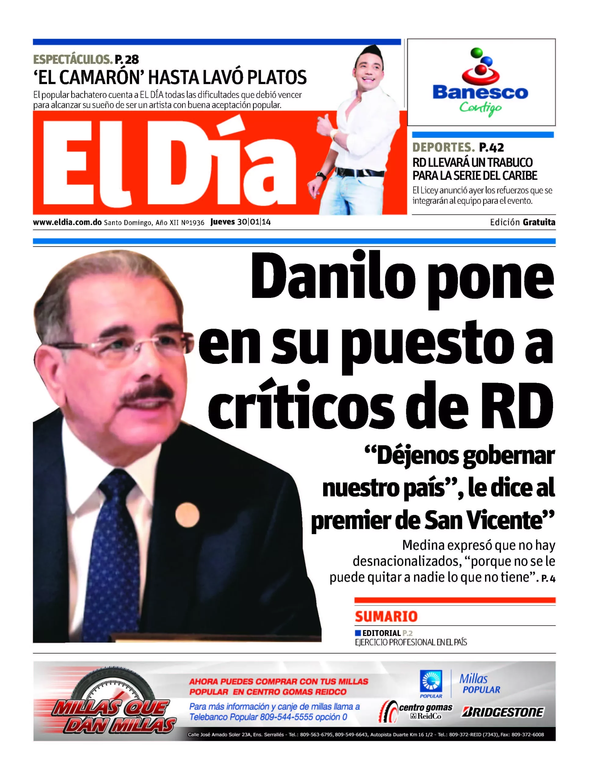Portada impresa