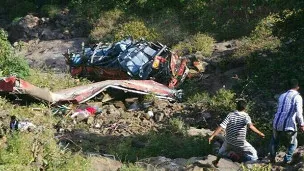 accidente autobus india