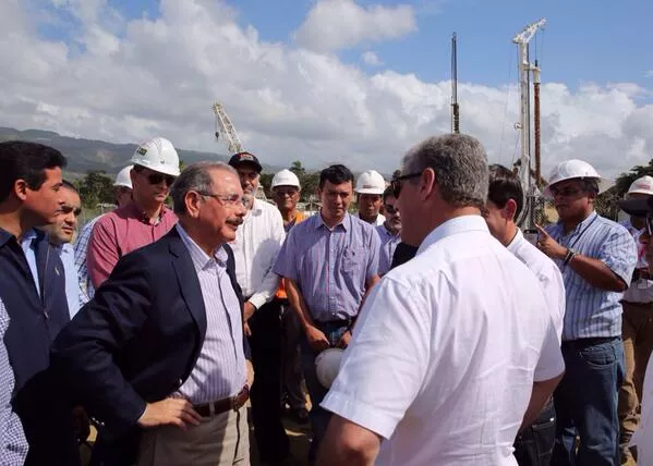 Presidente Medina supervisa trabajos de Circunvalación Norte