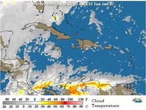 Onamet pronosticas lluvias aisladas sobre el país