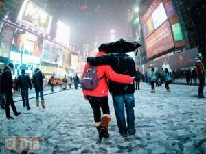 Otra nevada atraviesa el noreste de EEUU